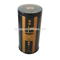 GQ-001-1 Round Tea Tin Box Accept custom print for Tea Packing