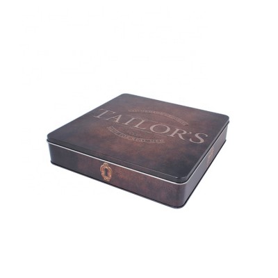 square packaging tin box